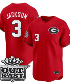 Daniel Jackson Jersey #3 Georgia Bulldogs Baseball 2026 Outkast by My Store
