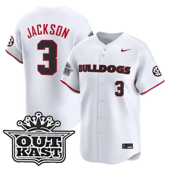 Daniel Jackson Jersey #3 Georgia Bulldogs Baseball 2026 Outkast by My Store