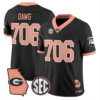 Dawg Jersey #706 Georgia Bulldogs 2026 The Big Peach Stitched - Top Design Fan Dawg Jersey #706 Georgia Bulldogs 2026 The Big Peach Stitched