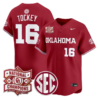 Dayton Tockey Jersey #16 Oklahoma 2026 National Champions Patch Stitched - Top Design Fan Dayton Tockey Jersey #16 Oklahoma 2026 National Champions Patch Stitched