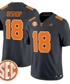 DeSean Bishop Jersey #18 Tennessee Vols 2026 Vapor Limited Stitched by My Store NCAA Football Jerseys