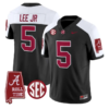 Dijon Lee Jr Jersey #0 Alabama Crimson 2026 SEC Patch Stitched - Top Design Fan Dijon Lee Jr Jersey #0 Alabama Crimson 2026 SEC Patch Stitched