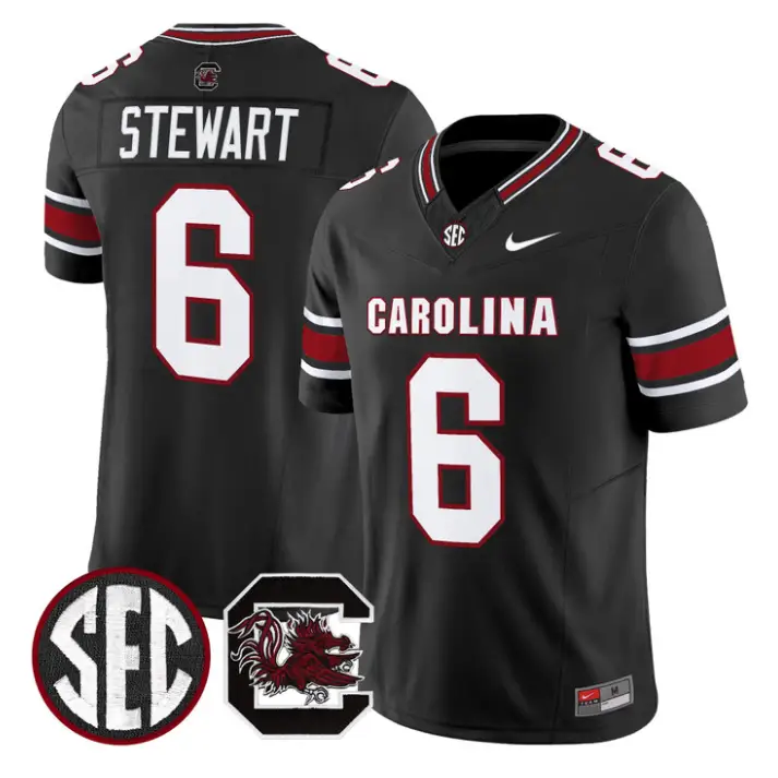 Dylan Stewart Jersey #6 South Carolina Gamecocks 2026 Limited Stitched by My Store NCAA Football Jerseys