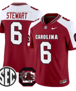 Dylan Stewart Jersey #6 South Carolina Gamecocks 2026 Limited Stitched by My Store NCAA Football Jerseys