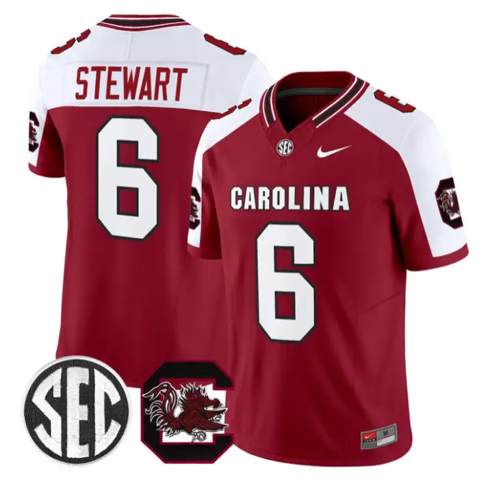 Dylan Stewart Jersey #6 South Carolina Gamecocks 2026 Limited Stitched by My Store NCAA Football Jerseys