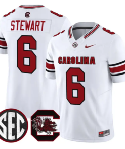 Dylan Stewart Jersey #6 South Carolina Gamecocks 2026 Limited Stitched by My Store NCAA Football Jerseys