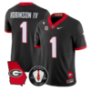 Ellis Robinson IV Jersey #1 Georgia Bulldogs 2026 Vince Dooley Stitched - Top Design Fan Ellis Robinson IV Jersey #1 Georgia Bulldogs 2026 Vince Dooley Stitched