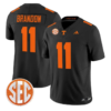 Faizon Brandon Jersey #11 Tennessee Vols 2026 Vapor Limited Stitched - Top Design Fan Faizon Brandon Jersey #11 Tennessee Vols 2026 Vapor Limited Stitched