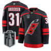 Frederik Andersen Jersey #31 Carolina Hurricanes 2026 Stanley Cup Stitched - Top Design Fan Frederik Andersen Jersey #31 Carolina Hurricanes 2026 Stanley Cup Stitched