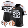 Hook 'Em Jersey #512 Texas Longhorns 2026 SEC Patch Stitched