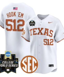 Hook 'Em Jersey #52 Texas Longhorns 2026 World Series Vapor Stitched by My Store