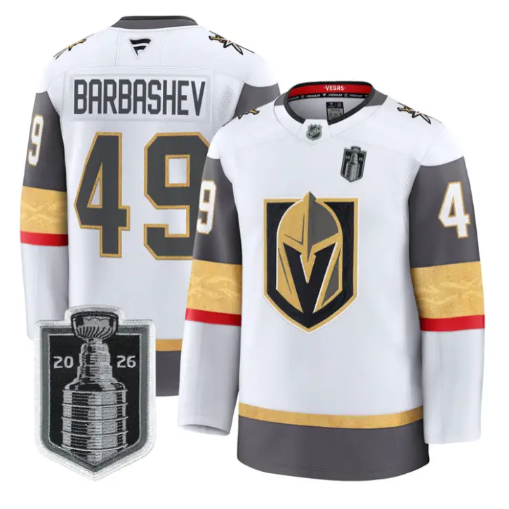 Ivan Barbashev Jersey #49 Vegas Golden Knights 2026 Stanley Cup Stitched by Hockey David