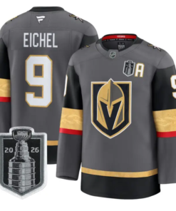 Jack Eichel Jersey #9 Vegas Golden Knights 2026 Stanley Cup Stitched by Hockey David