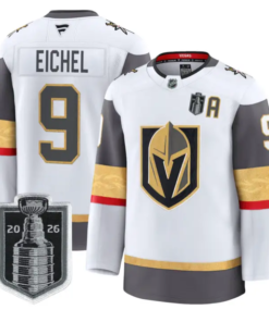 Jack Eichel Jersey #9 Vegas Golden Knights 2026 Stanley Cup Stitched by Hockey David