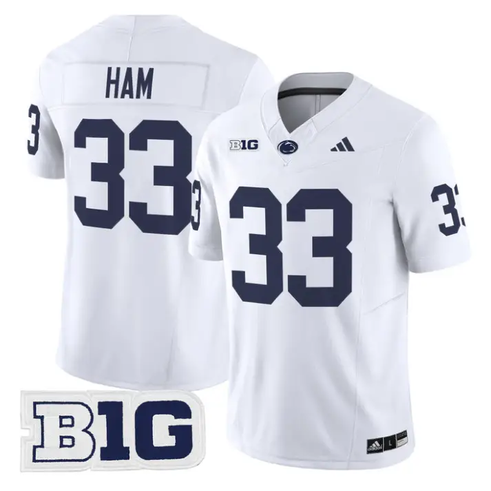 Jack Ham Jersey #33 Penn State Nittany 2026 Limited Stitched by My Store NCAA Football Jerseys