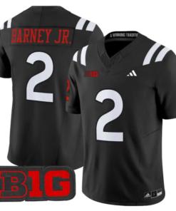 Jacory Barney Jr Jersey #2 Nebraska Cornhuskers 2026 Vapor Stitched by My Store NCAA Football Jerseys