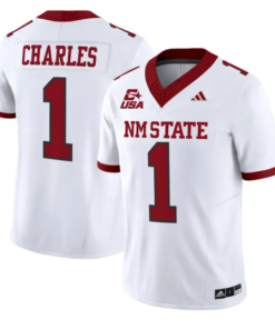 Josiah Charles Jersey #1 New Mexico State 2026 Vapor Limited Stitched by My Store NCAA Football Jerseys