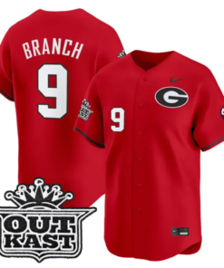 Kolby Branch Jersey #9 Georgia Bulldogs Baseball 2026 Outkast Stitched by My Store