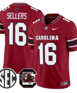 LaNorris Sellers Jersey #16 South Carolina Gamecocks 2026 Stitched by My Store NCAA Football Jerseys