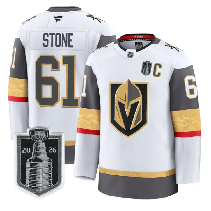 Mark Stone Jersey #61 Vegas Golden Knights 2026 Stanley Cup Stitched by Hockey David