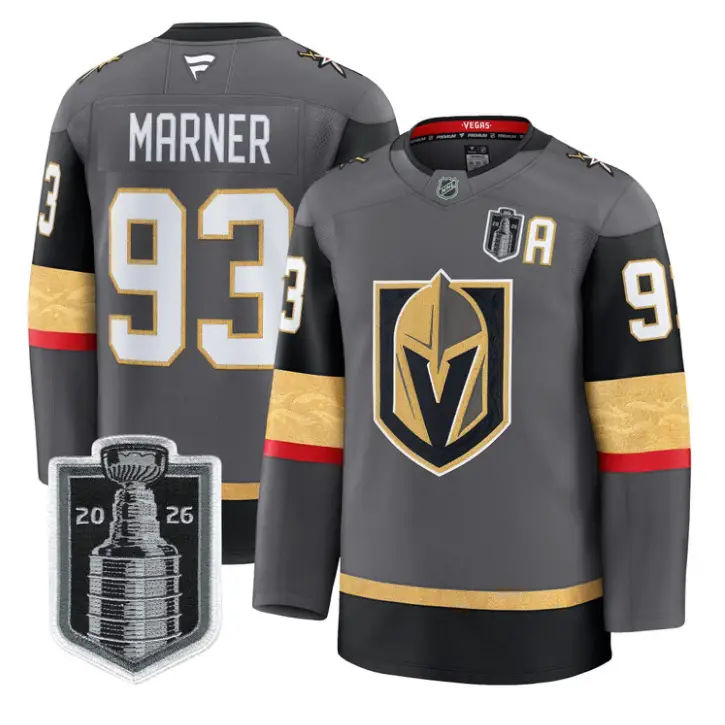 Mitch Marner Jersey #93 Vegas Golden Knights 2026 Stanley Cup Stitched by Hockey David