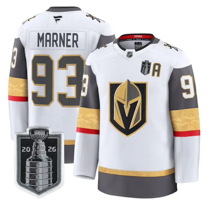 Mitch Marner Jersey #93 Vegas Golden Knights 2026 Stanley Cup Stitched by Hockey David