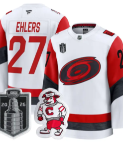 Nikolaj Ehlers Jersey #27 Carolina Hurricanes 2026 Stanley Cup Stitched by Hockey David