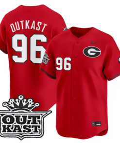 OutKast Jersey #96 Georgia Bulldogs Baseball 2026 Outkast Stitched by My Store