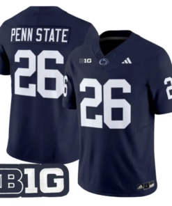 Penn State Jersey #26 Penn State Nittany 2026 Limited Stitched by My Store NCAA Football Jerseys