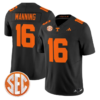 Peyton Manning Jersey #16 Tennessee Vols 2026 Vapor Limited Stitched - Top Design Fan Peyton Manning Jersey #16 Tennessee Vols 2026 Vapor Limited Stitched