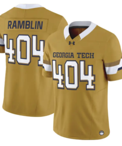 Ramblin Jersey #404 Georgia Tech Yellow Jackets 2026 Limited Stitched