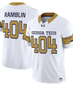 Ramblin Jersey #404 Georgia Tech Yellow Jackets 2026 Limited Stitched