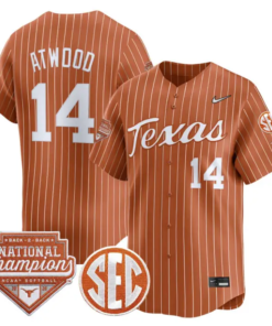 Reese Atwood Jersey #14 Texas 2026 Back-To-Back World SeriesChampions by My Store