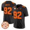 Reggie White Jersey #92 Tennessee Vols 2026 Vapor Limited Stitched - Top Design Fan Reggie White Jersey #92 Tennessee Vols 2026 Vapor Limited Stitched
