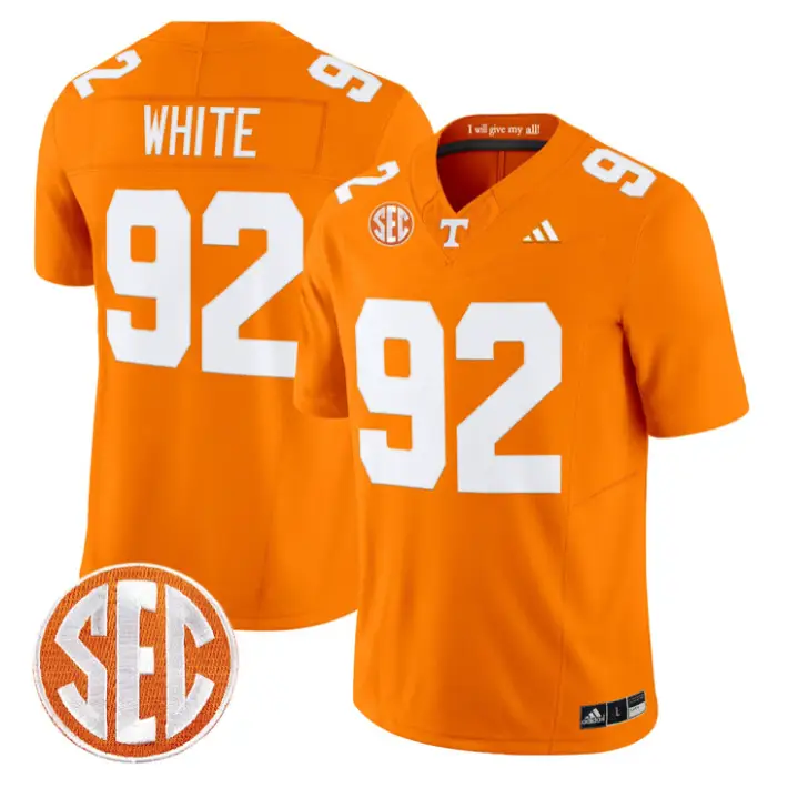 Reggie White Jersey #92 Tennessee Vols 2026 Vapor Limited Stitched