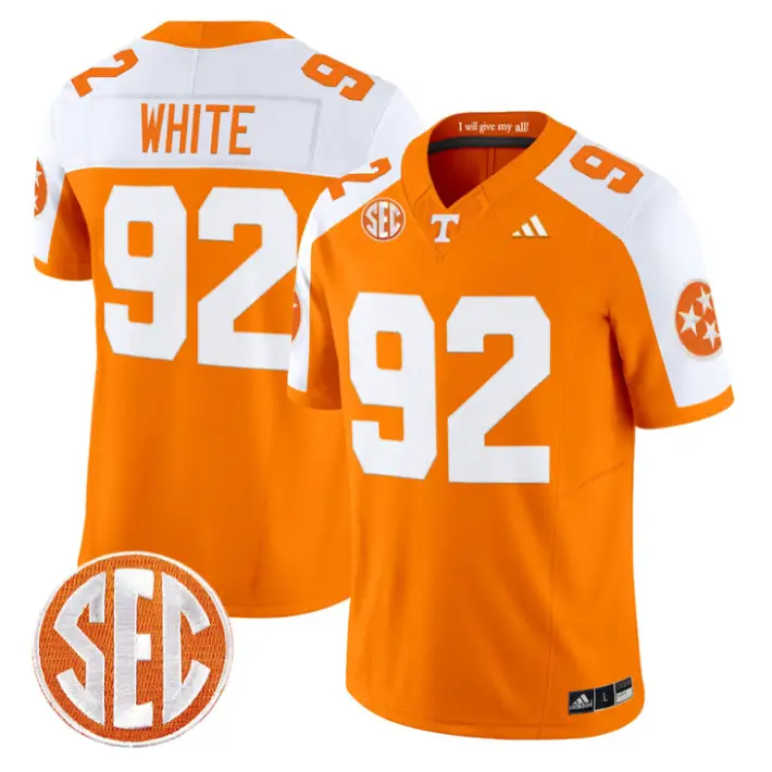Reggie White Jersey #92 Tennessee Vols 2026 Vapor Limited Stitched