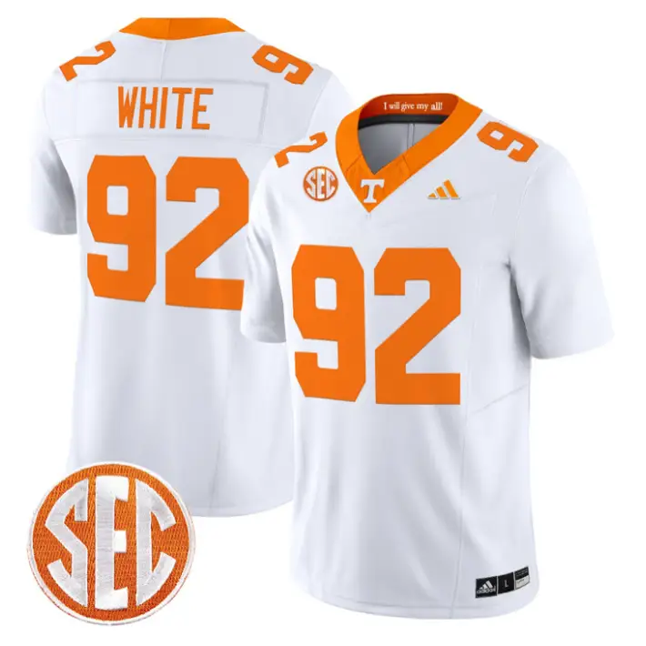 Reggie White Jersey #92 Tennessee Vols 2026 Vapor Limited Stitched