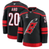 Sebastian Aho Jersey #20 Carolina Hurricanes 2026 Stanley Cup Champions Black - Top Design Fan Sebastian Aho Jersey #20 Carolina Hurricanes 2026 Stanley Cup Champions Black