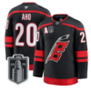 Sebastian Aho Jersey #20 Carolina Hurricanes 2026 Stanley Cup Patch Stitched - Top Design Fan Sebastian Aho Jersey #20 Carolina Hurricanes 2026 Stanley Cup Patch Stitched