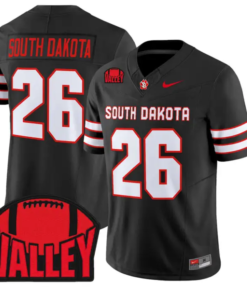 South Dakota Jersey #26 South Dakota 2026 Vapor Limited Stitched