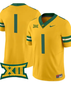 Team Jersey #1 Baylor Bears 2026 Vapor Limited Stitched by My Store NCAA Football Jerseys