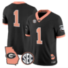 Team Jersey #1 Georgia Bulldogs 2026 The Big Peach Stitched