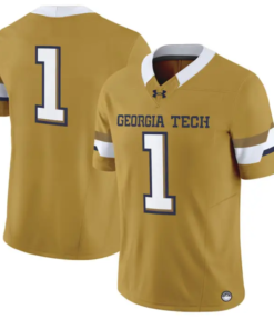 Team Jersey #1 Georgia Tech Yellow Jackets 2026 Vapor Limited Stitched