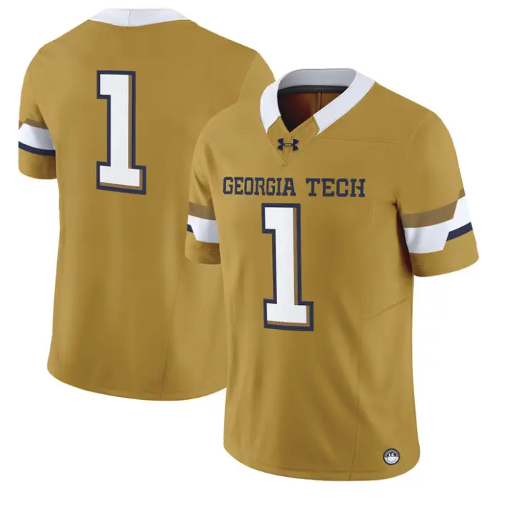 Team Jersey #1 Georgia Tech Yellow Jackets 2026 Vapor Limited Stitched - Top Design Fan Team Jersey #1 Georgia Tech Yellow Jackets 2026 Vapor Limited Stitched