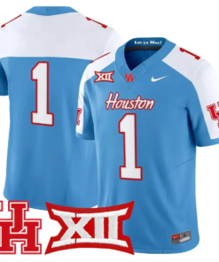 Team Jersey #1 Houston Cougars 2026 Vapor Limited Stitched