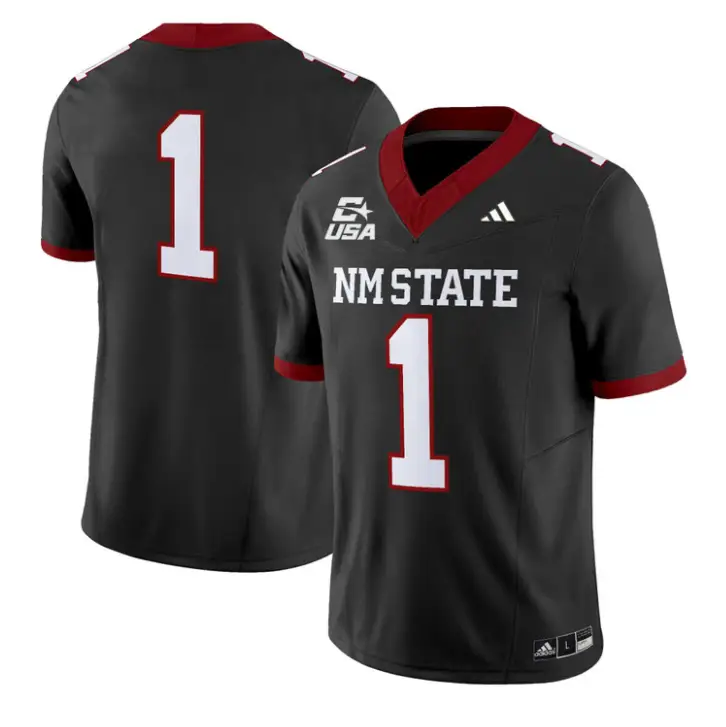 Team Jersey #1 New Mexico State 2026 Vapor Limited Stitched - Top Design Fan Team Jersey #1 New Mexico State 2026 Vapor Limited Stitched