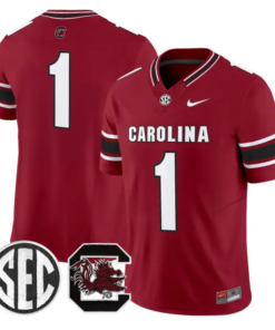 Team Jersey #1 South Carolina Gamecocks 2026 Limited Stitched