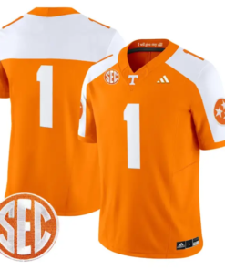 Team Jersey #1 Tennessee Vols 2026 Vapor Limited Stitched by My Store NCAA Football Jerseys