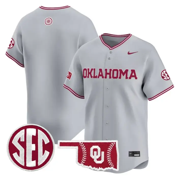 Team Jersey Blank Oklahoma Sooners Baseball 2026 Vapor Stitched by My Store