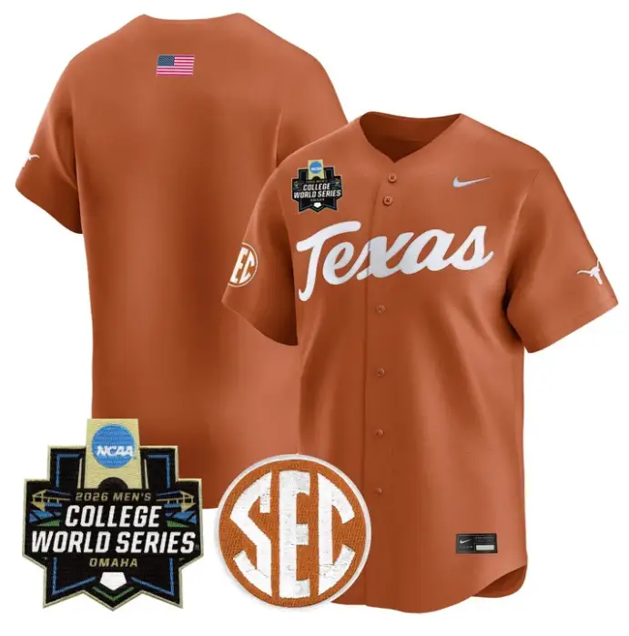 team-jersey-blank-texas-longhorns-2026-world-series-vapor-stitched-gray-01 - Top Design Fan Team Jersey Blank Texas Longhorns 2026 World Series Vapor Stitched Gray
